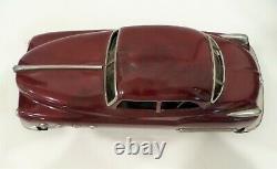 VINTAGE TN SHOWA BATTERY OP TIN CAR BUICK ROADMASTER COUPE. JAPAN with BOX 10.5