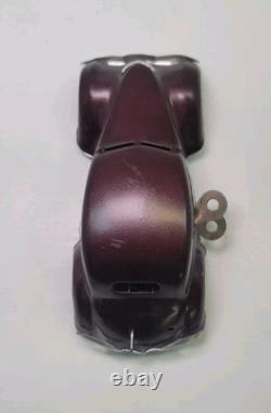 VINTAGE TOY CAR ADLER TIPPCO CKO KELLERMANN 1930 With KEY WORKS GERMANY TIN-LITHO