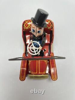 VINTAGE TOY CAR MYSTERY TYPE CRANK ACTION /GAY 90 Old TIMER CAR WithBOX