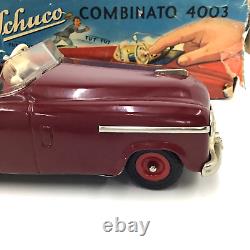 VIntage SCHUCO COMBINATO 4003 TIN TOY CAR No Key Box Wear No Key READ