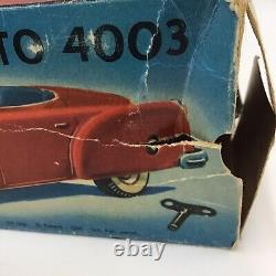 VIntage SCHUCO COMBINATO 4003 TIN TOY CAR No Key Box Wear No Key READ