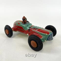 VTG 1950's ALPS Japan Tin Friction Open-Wheel #2 Race Car Nice Shape