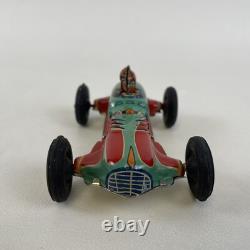 VTG 1950's ALPS Japan Tin Friction Open-Wheel #2 Race Car Nice Shape