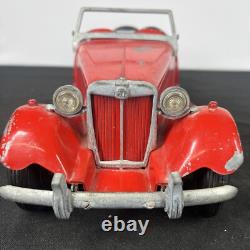 VTG 1950's Doepke MG Model Toys Model Sports Car No. 2017 Red