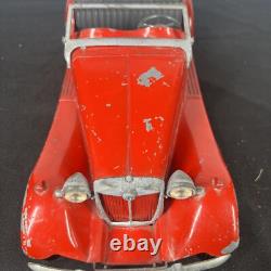 VTG 1950's Doepke MG Model Toys Model Sports Car No. 2017 Red