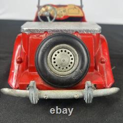 VTG 1950's Doepke MG Model Toys Model Sports Car No. 2017 Red