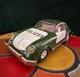 VTG 1960s Green Joustra Porsche 356B Polizei Police Car Tin Friction Toy WORKS