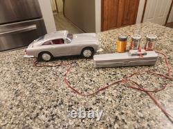 VTG 1960s Japanese James Bond Multi Action 007 Aston Martin Tin Toy Car WORKING