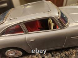 VTG 1960s Japanese James Bond Multi Action 007 Aston Martin Tin Toy Car WORKING