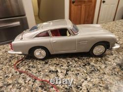 VTG 1960s Japanese James Bond Multi Action 007 Aston Martin Tin Toy Car WORKING