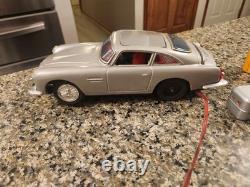 VTG 1960s Japanese James Bond Multi Action 007 Aston Martin Tin Toy Car WORKING