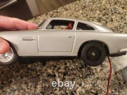 VTG 1960s Japanese James Bond Multi Action 007 Aston Martin Tin Toy Car WORKING