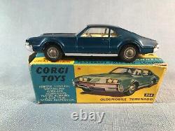 VTG 1966 Corgi Toys #264 Oldsmobile Toronado Diecast Car Original Box
