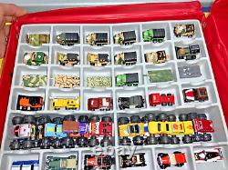 VTG 1988 Micro Mini's Collectors' Case No. 20800 with 56 Cars AS IS