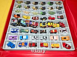 VTG 1988 Micro Mini's Collectors' Case No. 20800 with 56 Cars AS IS