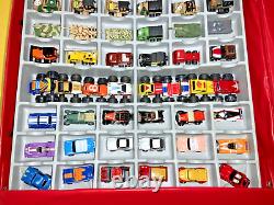 VTG 1988 Micro Mini's Collectors' Case No. 20800 with 56 Cars AS IS