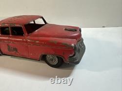 VTG SSS Toys Japan House Trailer A-303 Tin Metal Friction Car & Camper With Table