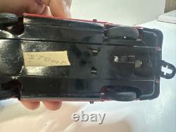 VTG SSS Toys Japan House Trailer A-303 Tin Metal Friction Car & Camper With Table