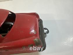 VTG SSS Toys Japan House Trailer A-303 Tin Metal Friction Car & Camper With Table