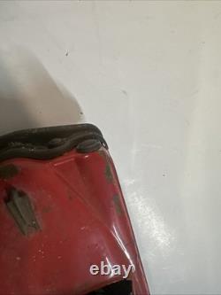 VTG SSS Toys Japan House Trailer A-303 Tin Metal Friction Car & Camper With Table