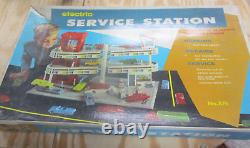 VTG Tee Cee Toys No 876 Electric 3 Level Service Station Parking Garage Car Lift