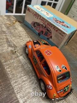 VW Beetle Tin Toy Car with Box One Love Love Beetle #32
