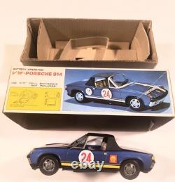 VW-Porsche Toy Car 914. Orig Box & Targa Bump And Go DAIYA Toy Co Japan Works