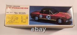 VW-Porsche Toy Car 914. Orig Box & Targa Bump And Go DAIYA Toy Co Japan Works