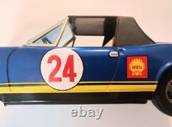 VW-Porsche Toy Car 914. Orig Box & Targa Bump And Go DAIYA Toy Co Japan Works