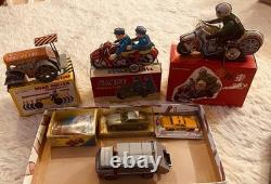 Variety Of Different Vintage Toys Motorcycles/Cars