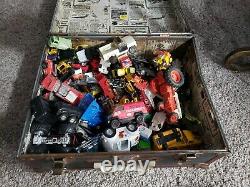 Vehicle Lot of Vintage toy Cars, Trucks, Trailers tractors old metal huge lot