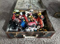 Vehicle Lot of Vintage toy Cars, Trucks, Trailers tractors old metal huge lot