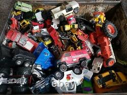 Vehicle Lot of Vintage toy Cars, Trucks, Trailers tractors old metal huge lot