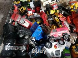 Vehicle Lot of Vintage toy Cars, Trucks, Trailers tractors old metal huge lot