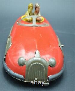 Very Nice Classic 1930's Lindstrom Skeeter Bug Windup Bumper Car withKey Working