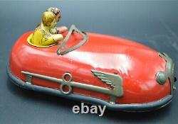 Very Nice Classic 1930's Lindstrom Skeeter Bug Windup Bumper Car withKey Working