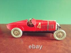 Very Rare 1930's EGDA Tin Wind-up Maserati Race Car Tinplate Metalgraf Racer