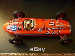 Very Rare 1950's Tippco Tipp&Co TCO Tin Wind-up variant Red #22 Race Car Or. Box