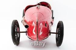 Very Rare! CIJ ALFA ROMEO P2 LARGE TINPLATE RACING CAR C. 1925