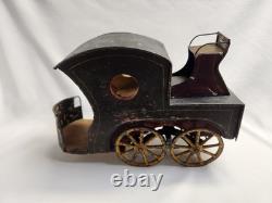 Very Rare VTG 1897 DP Clark Hill Climber Friction Open Touring Car Wood and Tin