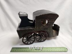 Very Rare VTG 1897 DP Clark Hill Climber Friction Open Touring Car Wood and Tin