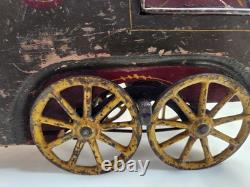 Very Rare VTG 1897 DP Clark Hill Climber Friction Open Touring Car Wood and Tin