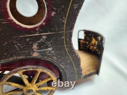 Very Rare VTG 1897 DP Clark Hill Climber Friction Open Touring Car Wood and Tin