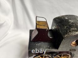 Very Rare VTG 1897 DP Clark Hill Climber Friction Open Touring Car Wood and Tin