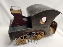 Very Rare VTG 1897 DP Clark Hill Climber Friction Open Touring Car Wood and Tin Very Rare VTG 1897 DP Clark Hill Climber Friction Open Touring Car Wood and Tin