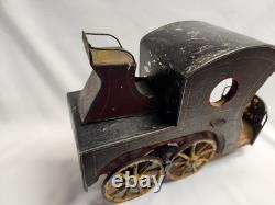 Very Rare VTG 1897 DP Clark Hill Climber Friction Open Touring Car Wood and Tin