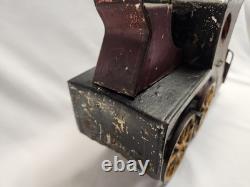 Very Rare VTG 1897 DP Clark Hill Climber Friction Open Touring Car Wood and Tin