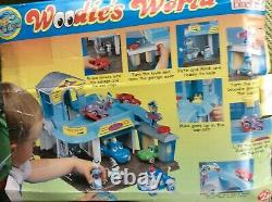 Very Rare Vintage Blubird Toys Woodies World Petes Garage boxed 1997 plus cars