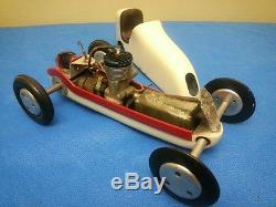 Very nice 1st model Magnesium PAPINA Tether Car