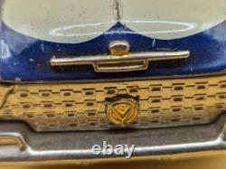 Vintage 11 Made in Japan Tin Highway Patrol Police Car Friction Toy 28cm IK-60